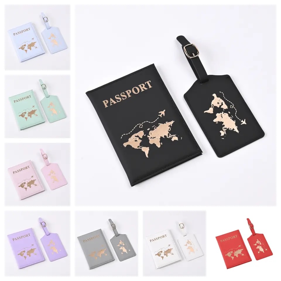 Travel Set- Passport Cover & Tag